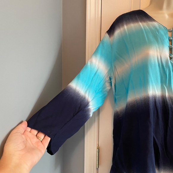 BUY 2 ITEMS & GET 1 FREE: Haggar Transitions Blouse Sz L - Picture 4 of 9